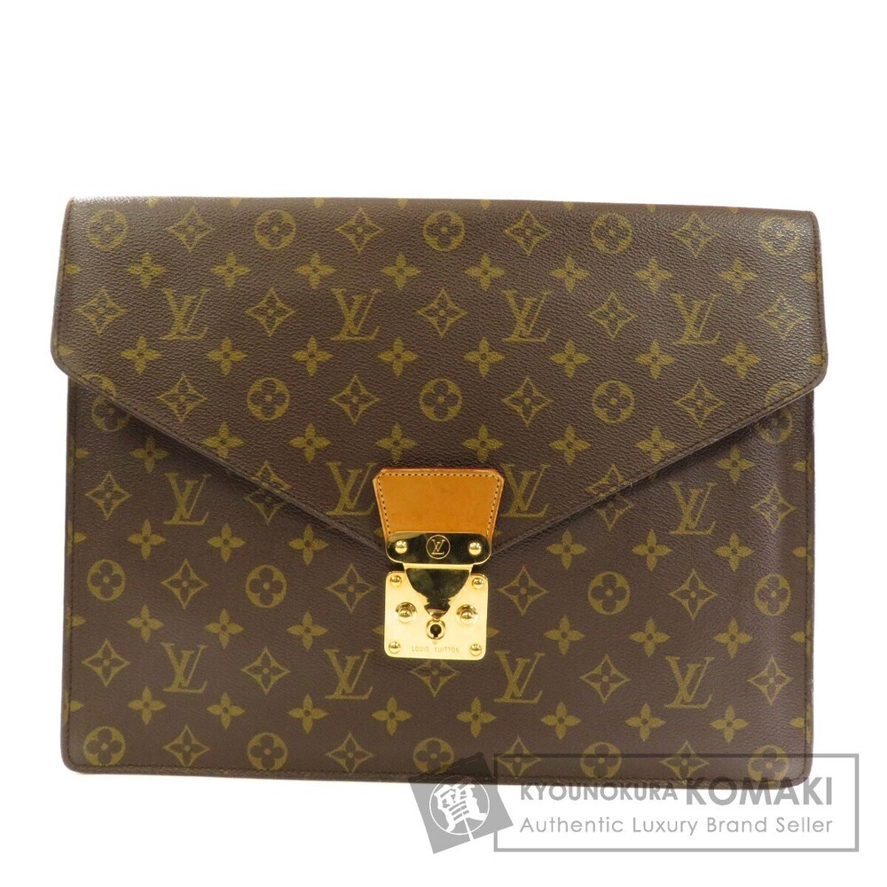 Louis Vuitton Document Case Shoulder Bag Monogram Canvas